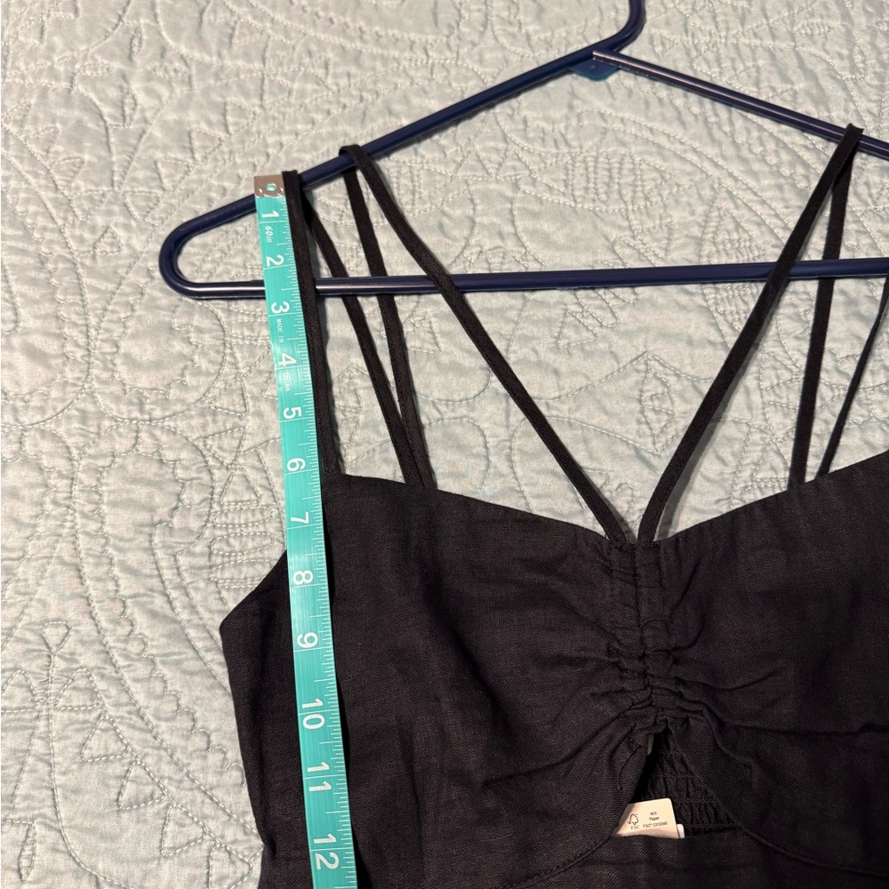 Mango Black Strappy Maxi Dress - Picture 3 of 12